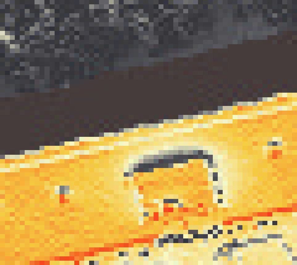 PV-irradiatie op daksegment ingezoomd met intensiteitsverdeling van zonlicht