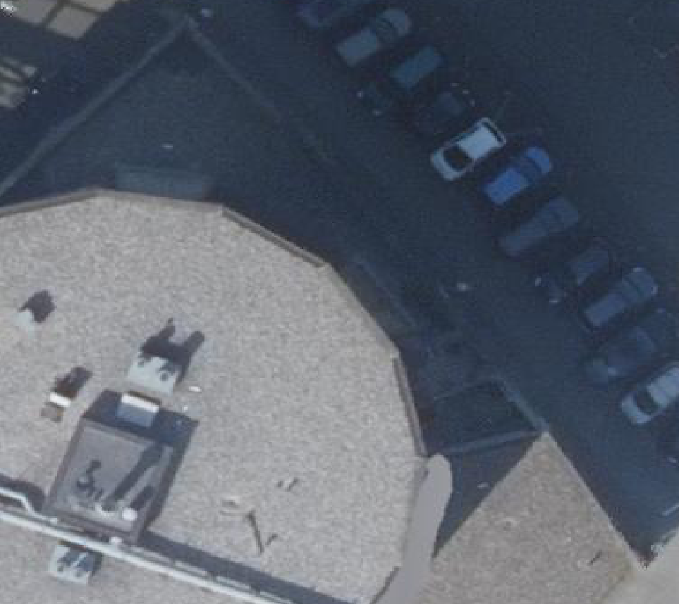 True ortho luchtfoto van Assendelft met zicht op woning