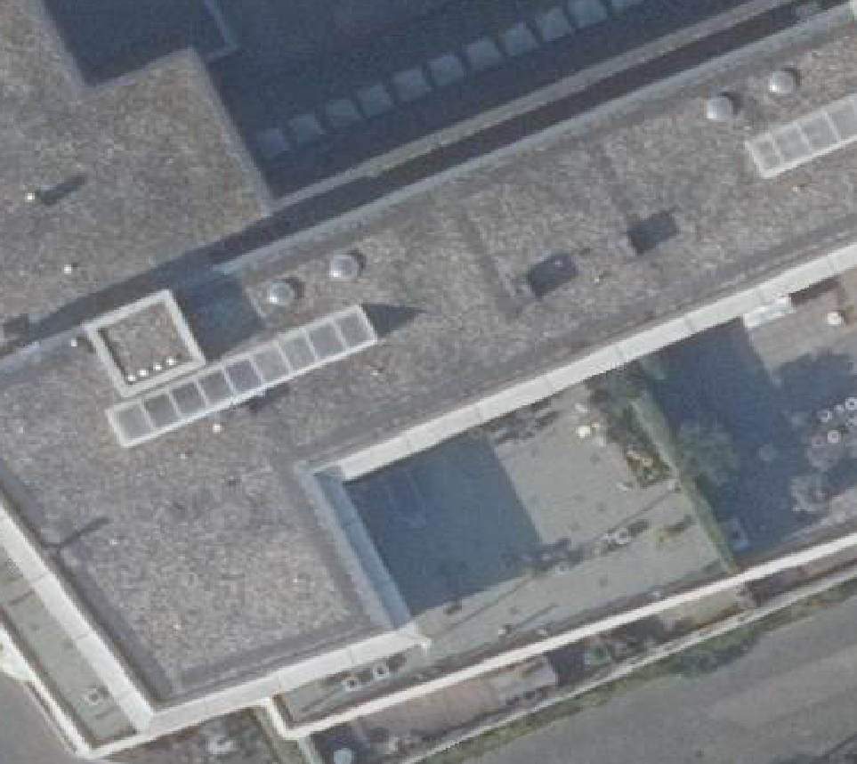 True ortho luchtfoto van Zaandam met zicht op woning