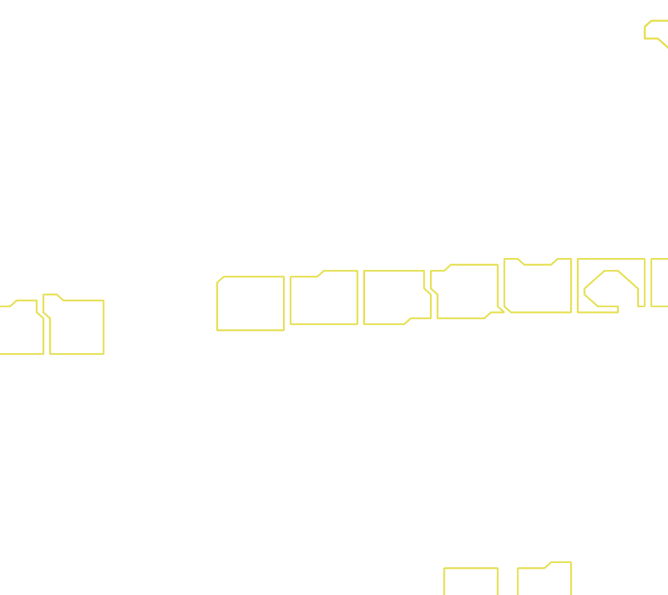 Daksegment met contourlijnen en structuurweergave