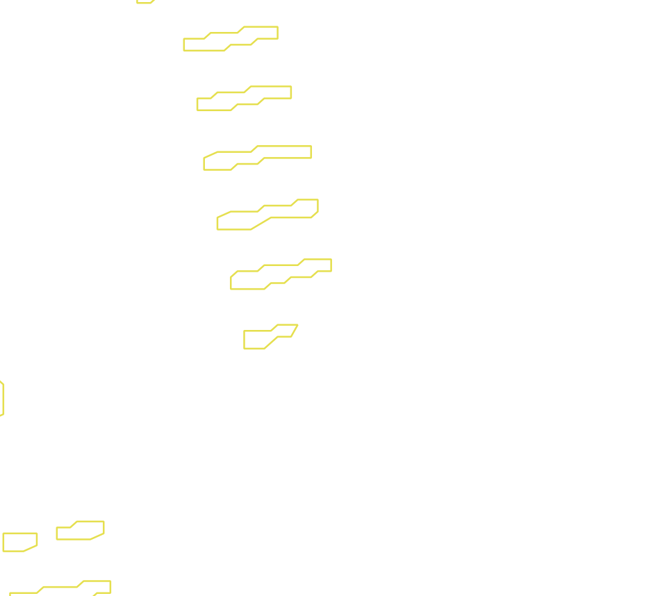 Daksegment met contourlijnen en structuurweergave