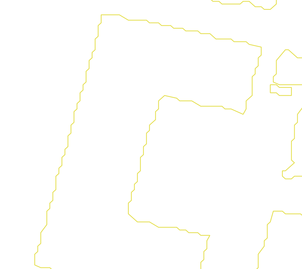 Daksegment met contourlijnen en structuurweergave