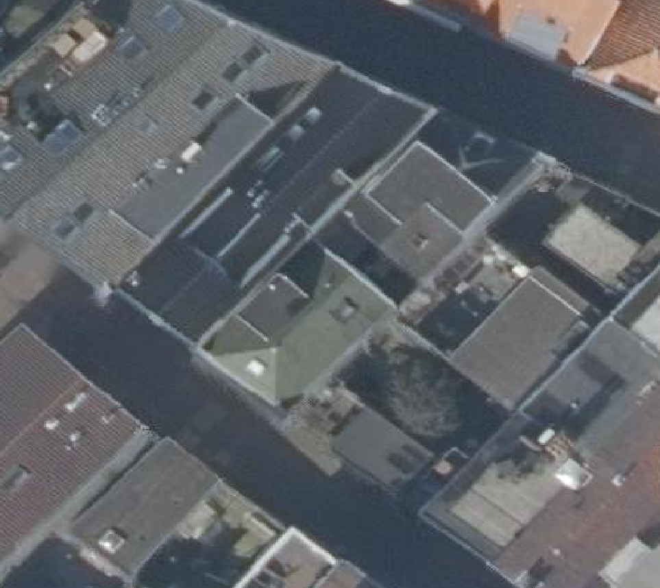True ortho luchtfoto van Haarlem met zicht op woning