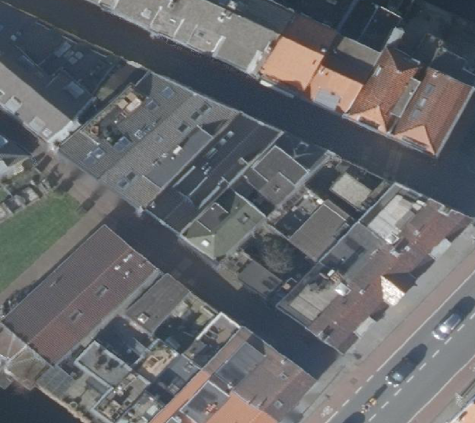 True ortho Luchtfoto op daksegment
