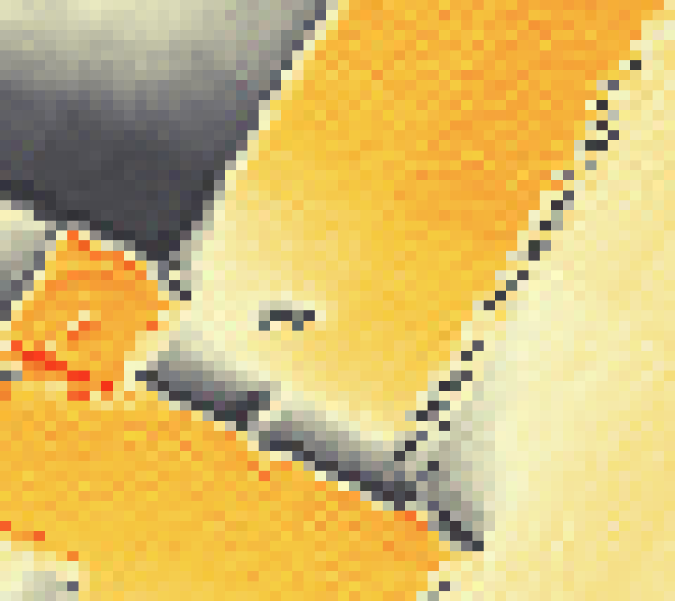 PV-irradiatie op daksegment ingezoomd met intensiteitsverdeling van zonlicht