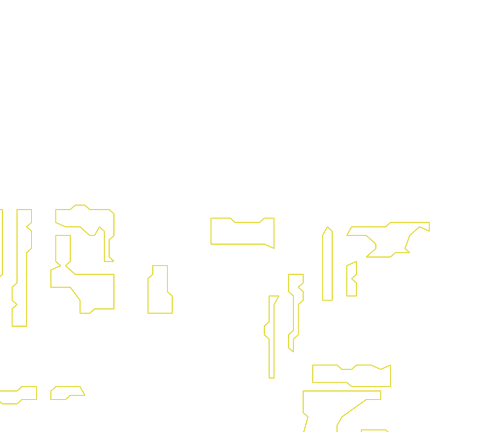 Daksegment met contourlijnen en structuurweergave