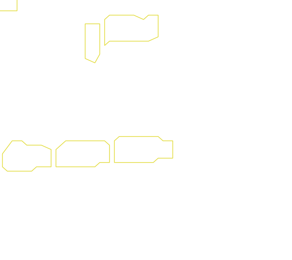 Daksegment ingezoomd met contourlijnen en structuurweergave