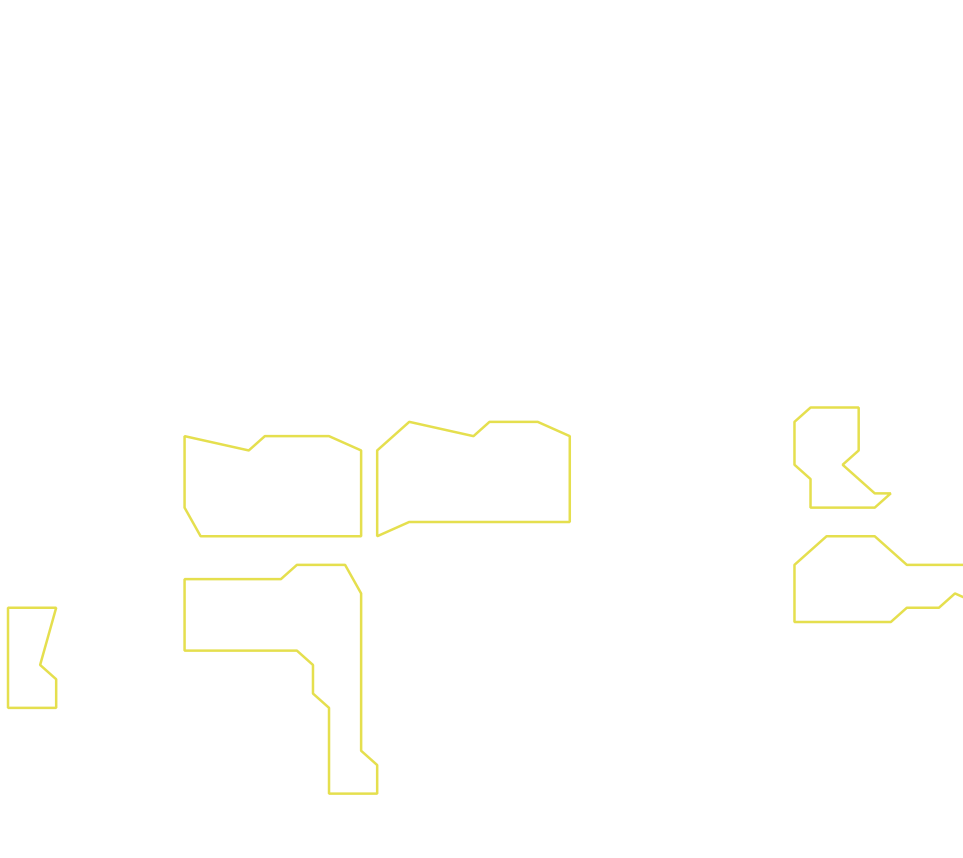 Daksegment ingezoomd met contourlijnen en structuurweergave