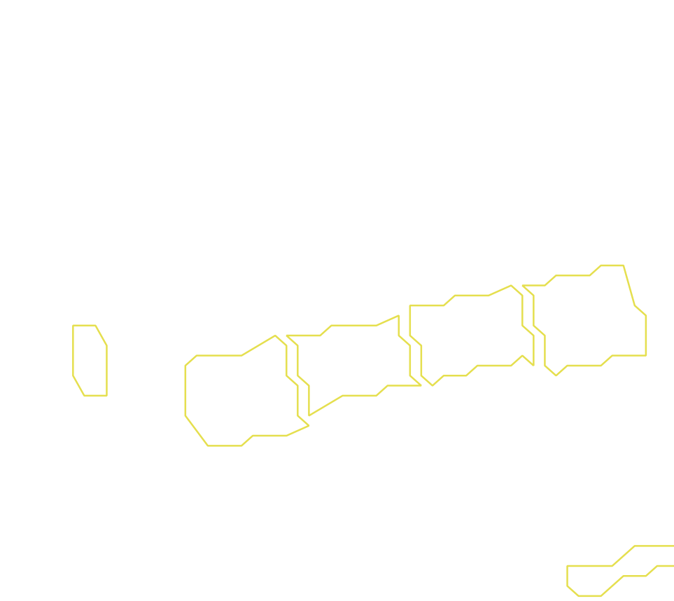 Daksegment ingezoomd met contourlijnen en structuurweergave