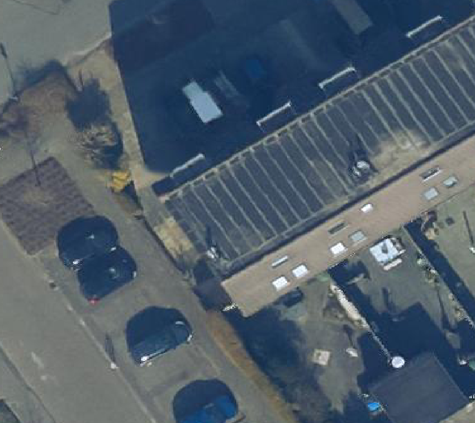 True ortho luchtfoto van Heerenveen met zicht op woning