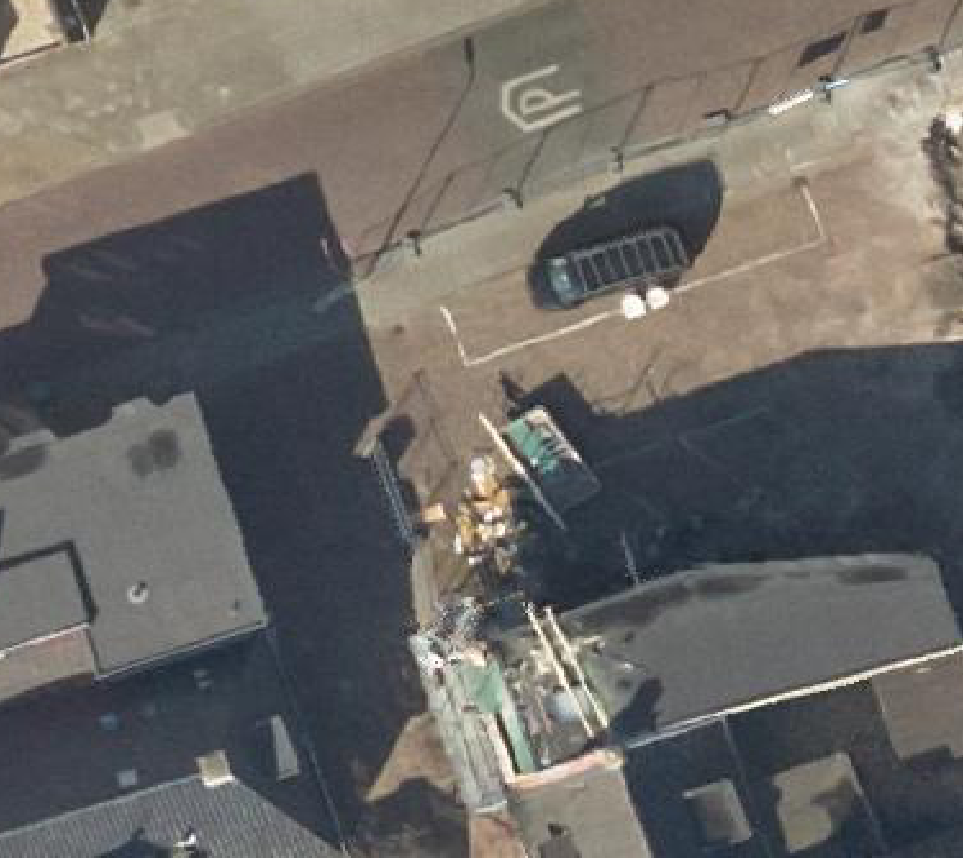 True ortho luchtfoto van Heerenveen met zicht op woning
