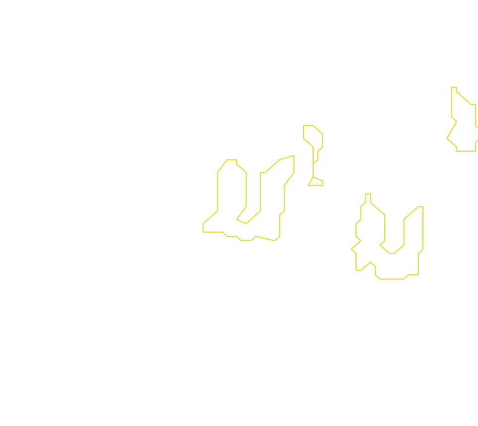 Daksegment met contourlijnen en structuurweergave