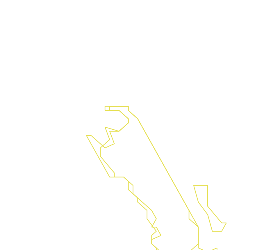 Daksegment ingezoomd met contourlijnen en structuurweergave