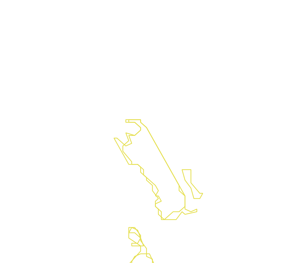 Daksegment met contourlijnen en structuurweergave