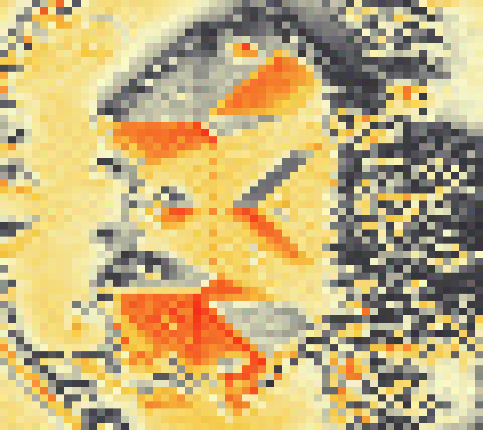 PV-irradiatie op daksegment ingezoomd met intensiteitsverdeling van zonlicht