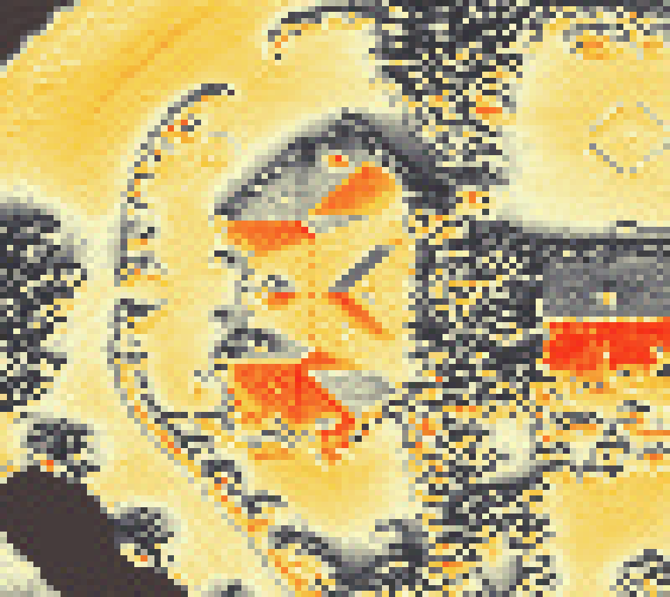 PV-irradiatie op daksegment met intensiteitsverdeling van zonlicht