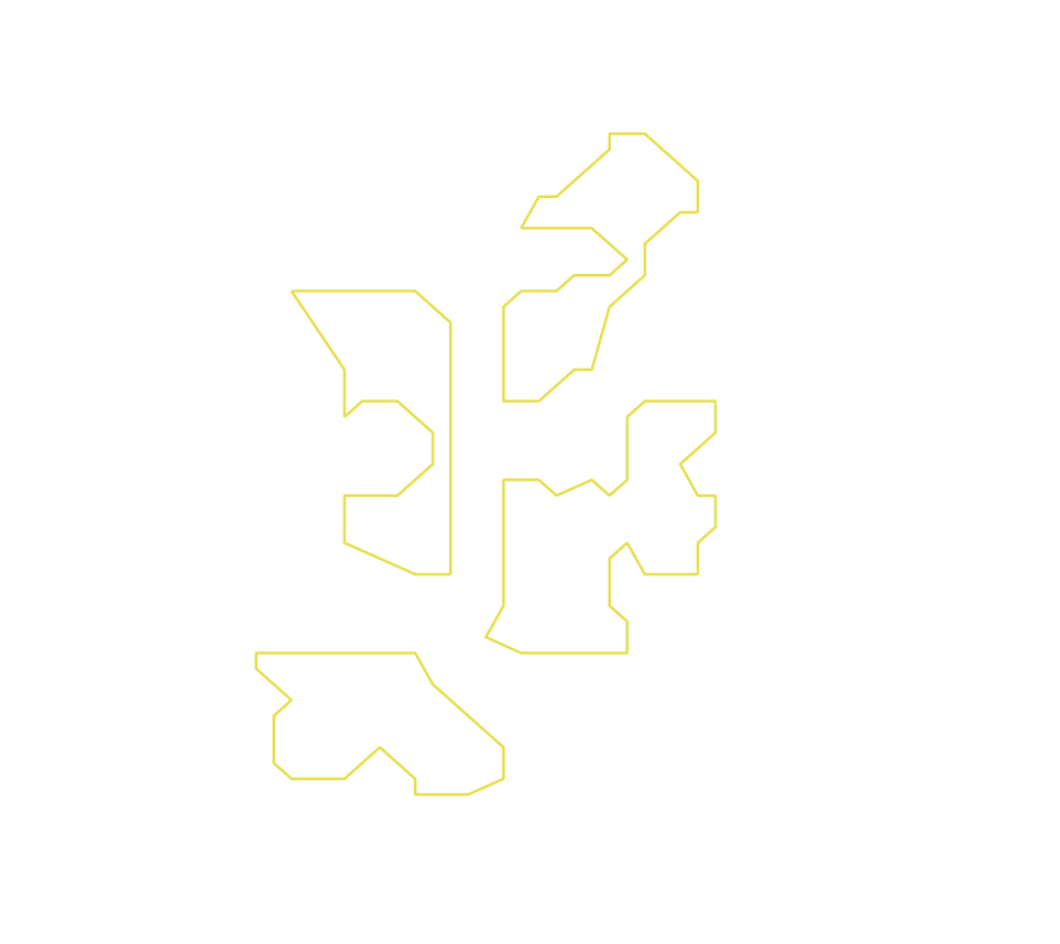 Daksegment ingezoomd met contourlijnen en structuurweergave