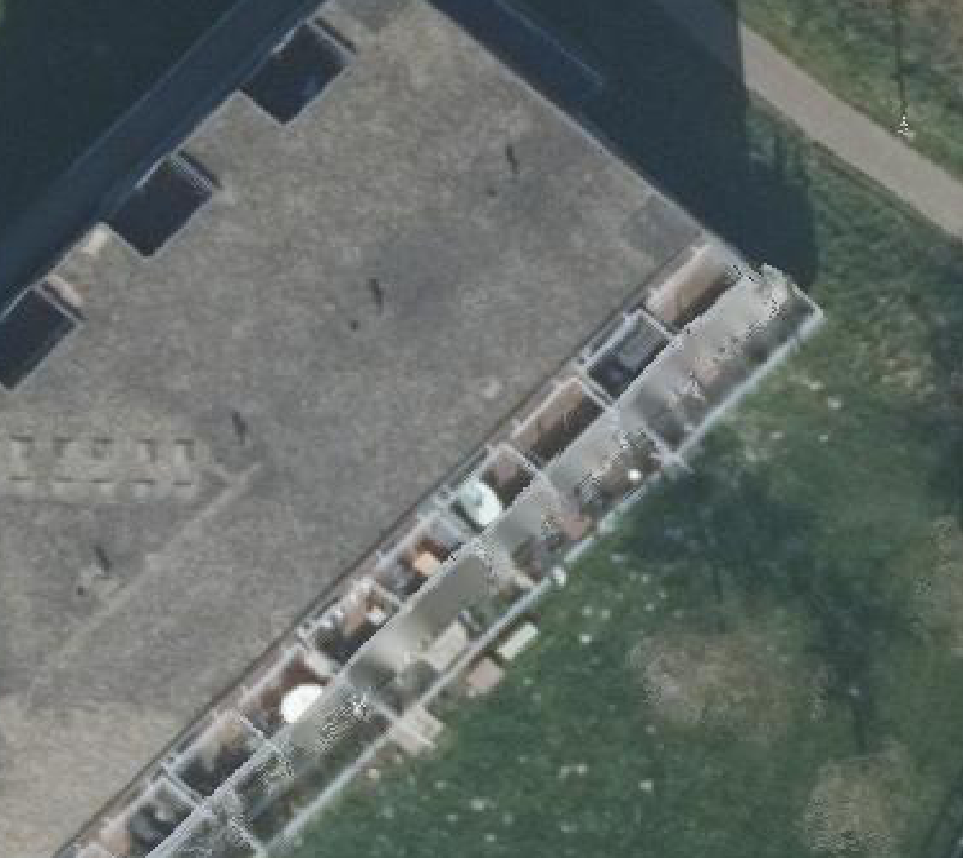 True ortho luchtfoto van Amersfoort met zicht op woning