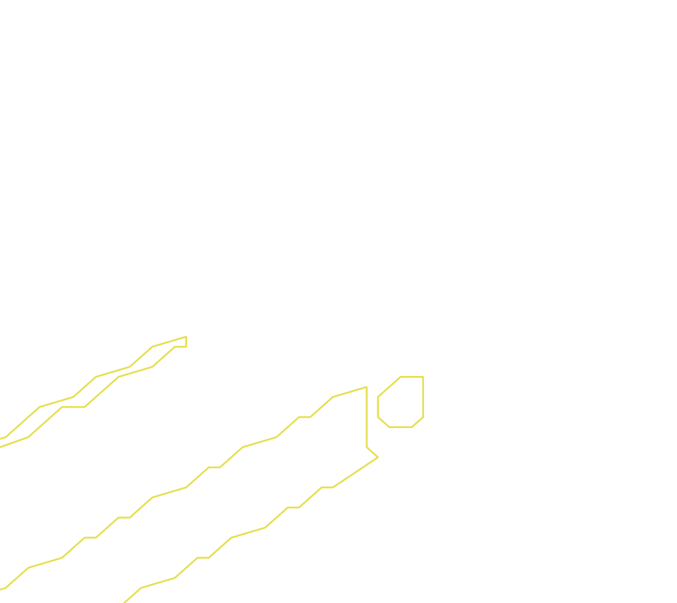 Daksegment ingezoomd met contourlijnen en structuurweergave
