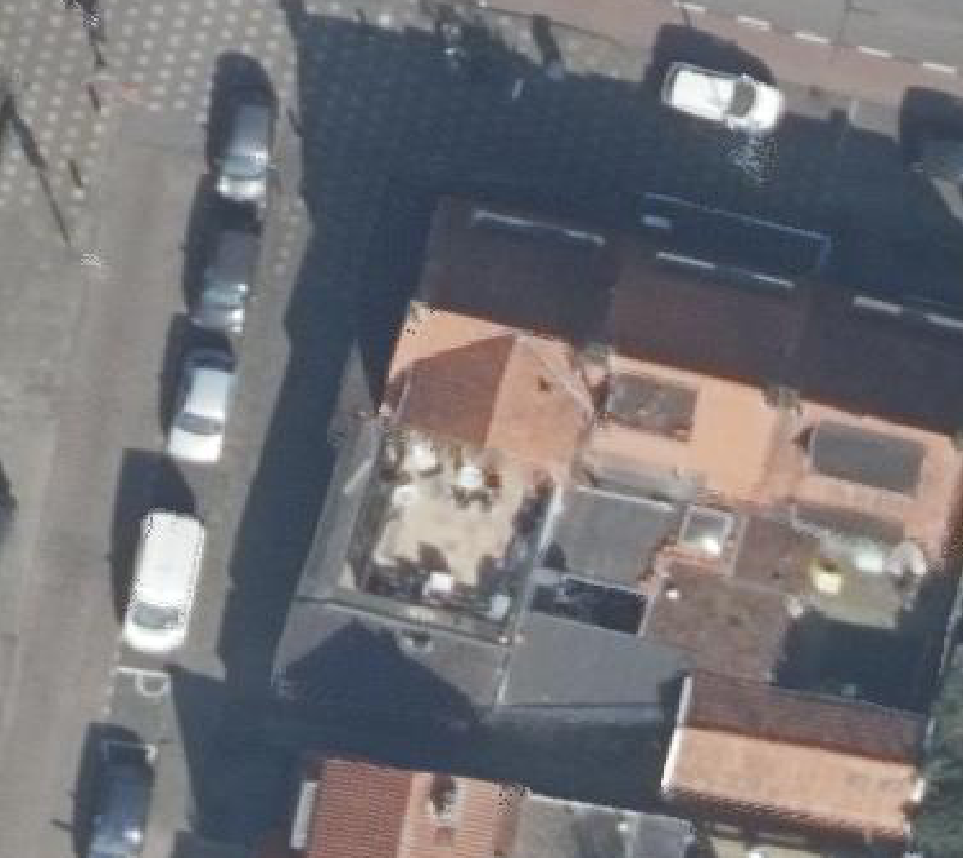True ortho luchtfoto van Amersfoort met zicht op woning