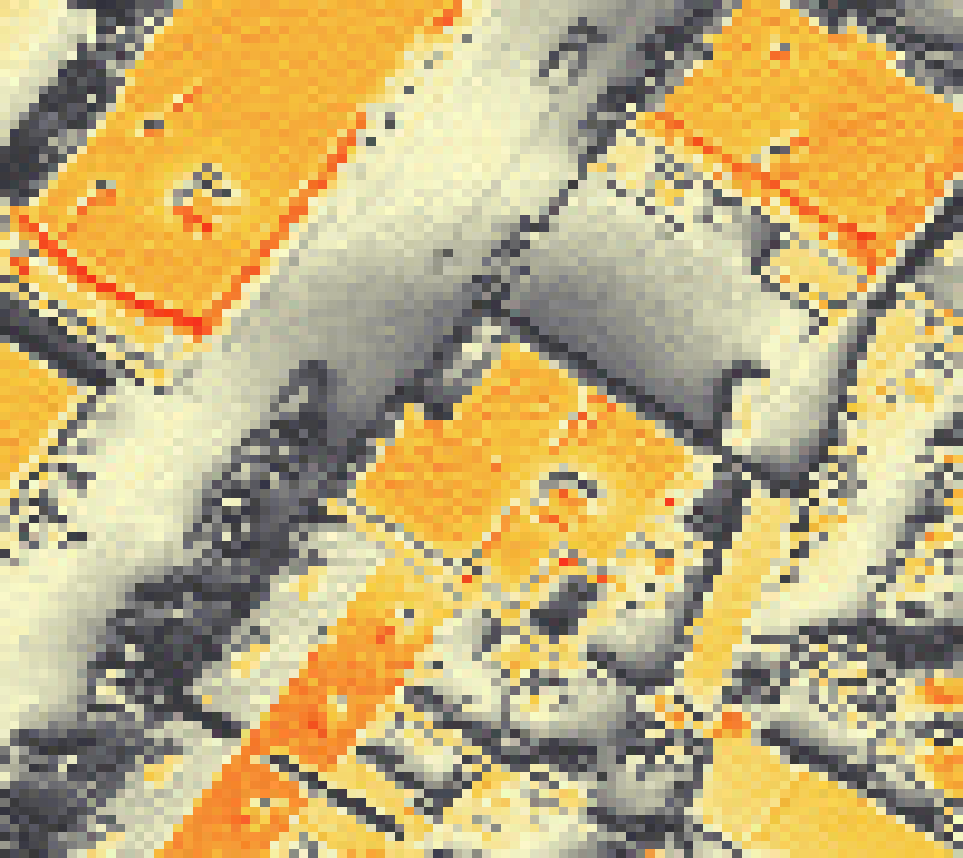 PV-irradiatie op daksegment met intensiteitsverdeling van zonlicht