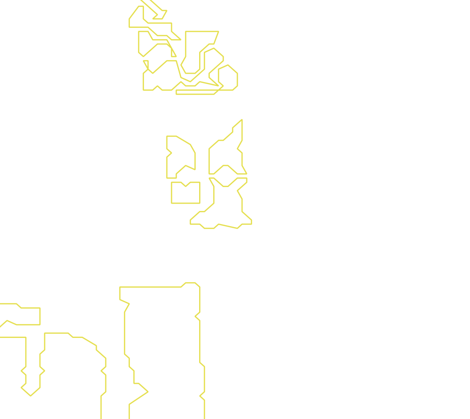 Daksegment met contourlijnen en structuurweergave