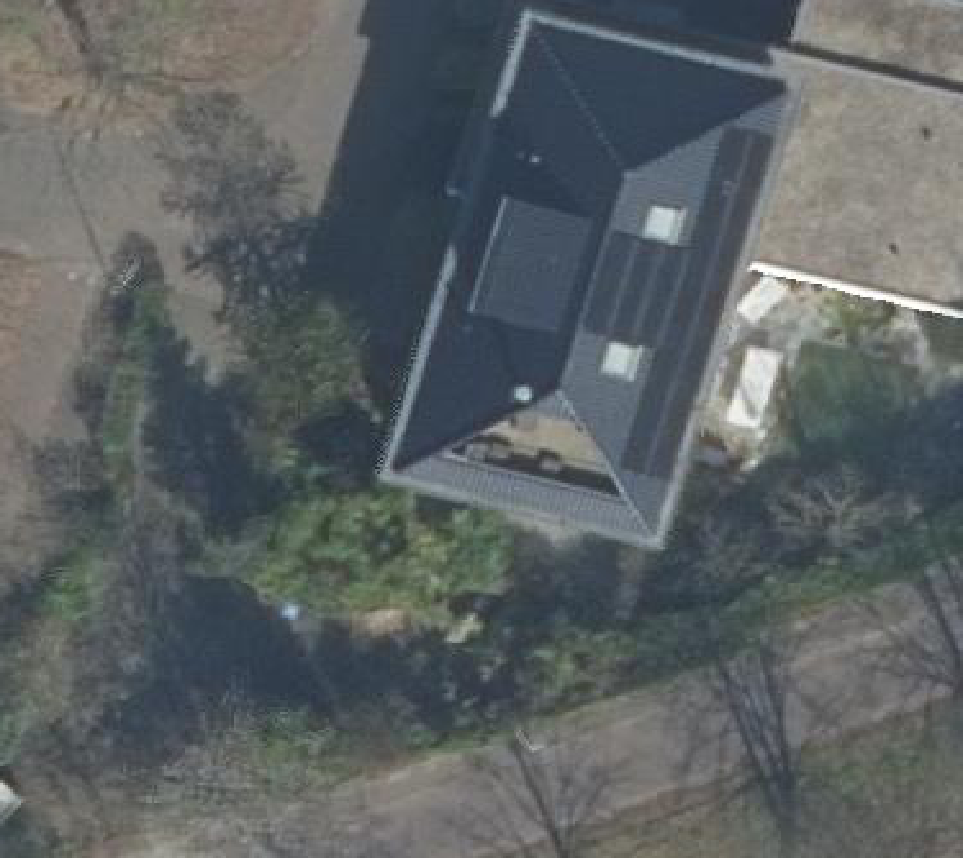 True ortho luchtfoto van Amersfoort met zicht op woning