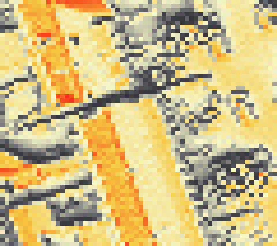 PV-irradiatie op daksegment ingezoomd met intensiteitsverdeling van zonlicht