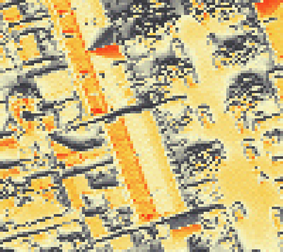 PV-irradiatie op daksegment met intensiteitsverdeling van zonlicht