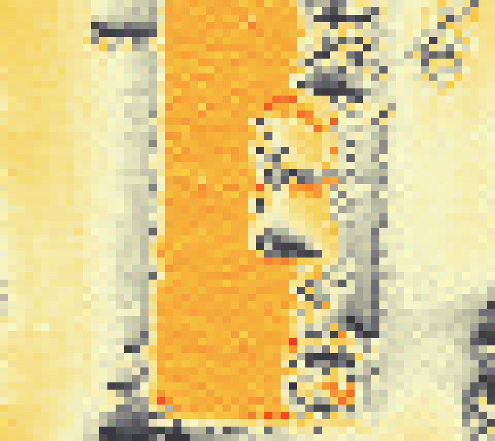 PV-irradiatie op daksegment ingezoomd met intensiteitsverdeling van zonlicht