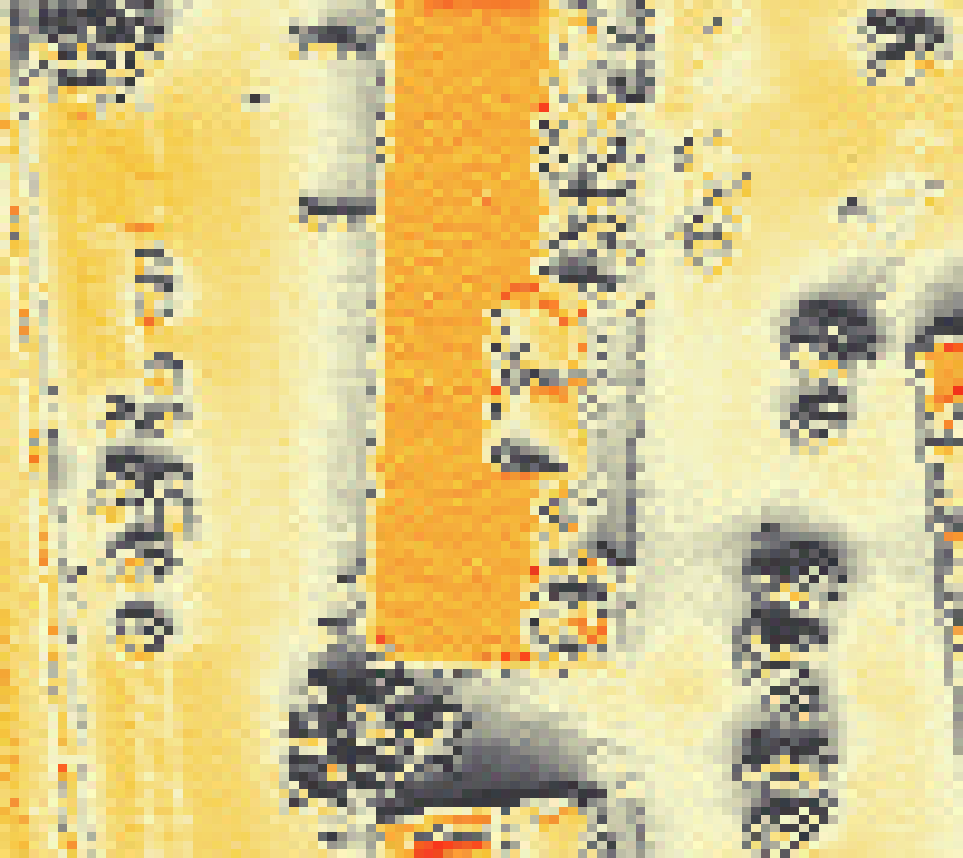 PV-irradiatie op daksegment met intensiteitsverdeling van zonlicht