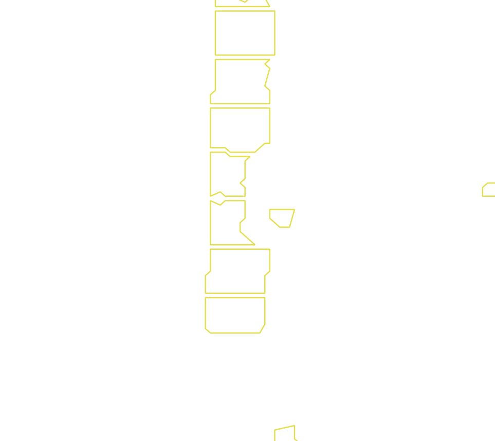 Daksegment met contourlijnen en structuurweergave