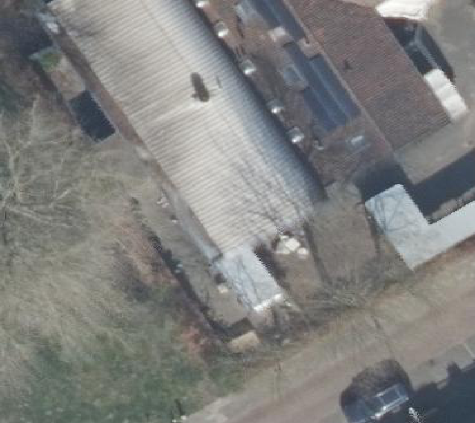 True ortho luchtfoto van Amersfoort met zicht op woning