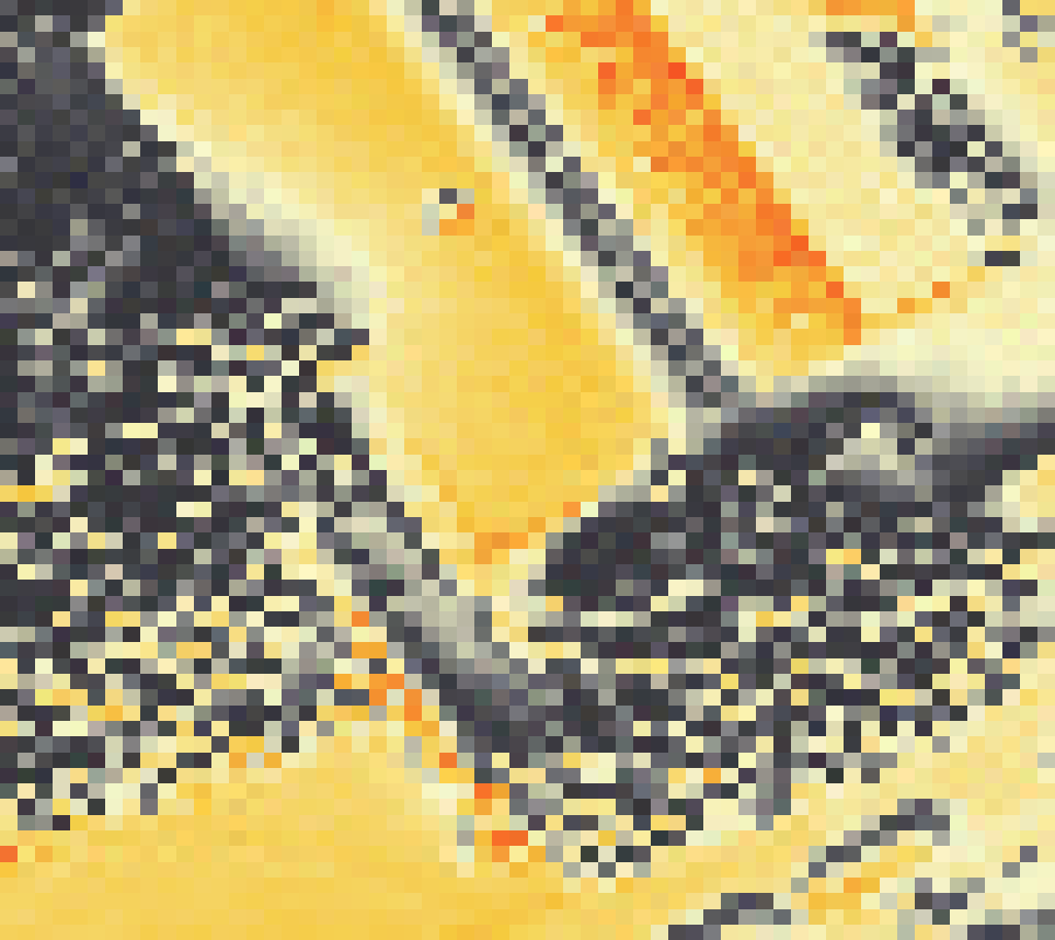 PV-irradiatie op daksegment ingezoomd met intensiteitsverdeling van zonlicht