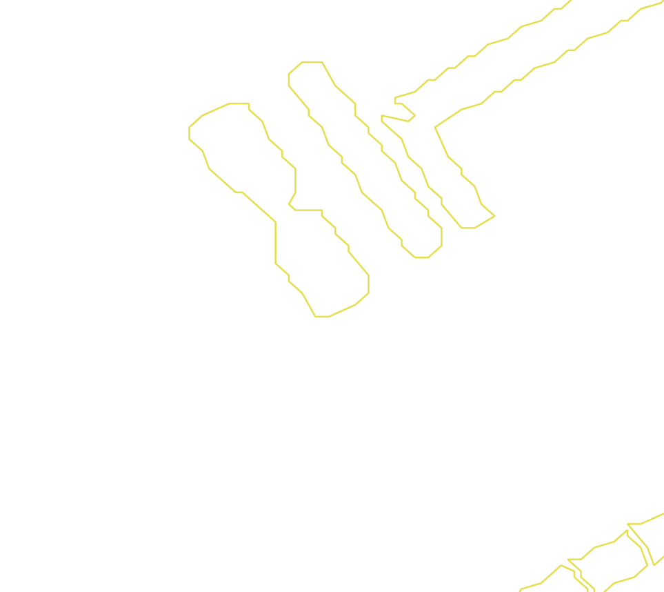 Daksegment met contourlijnen en structuurweergave