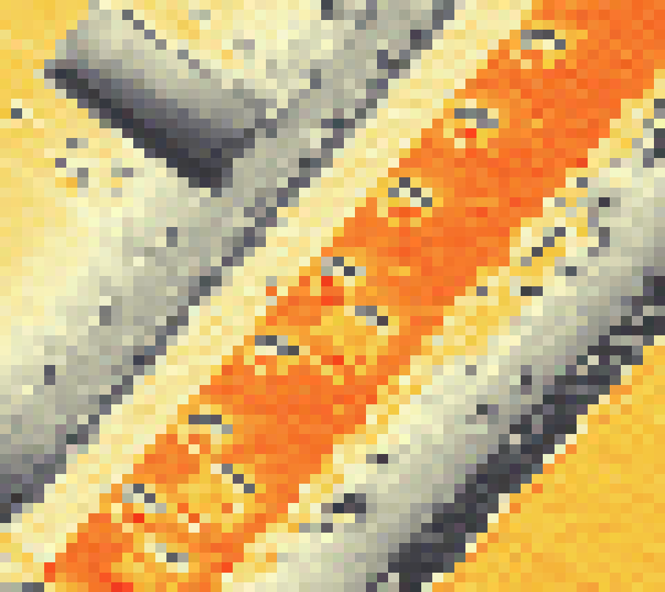 PV-irradiatie op daksegment ingezoomd met intensiteitsverdeling van zonlicht