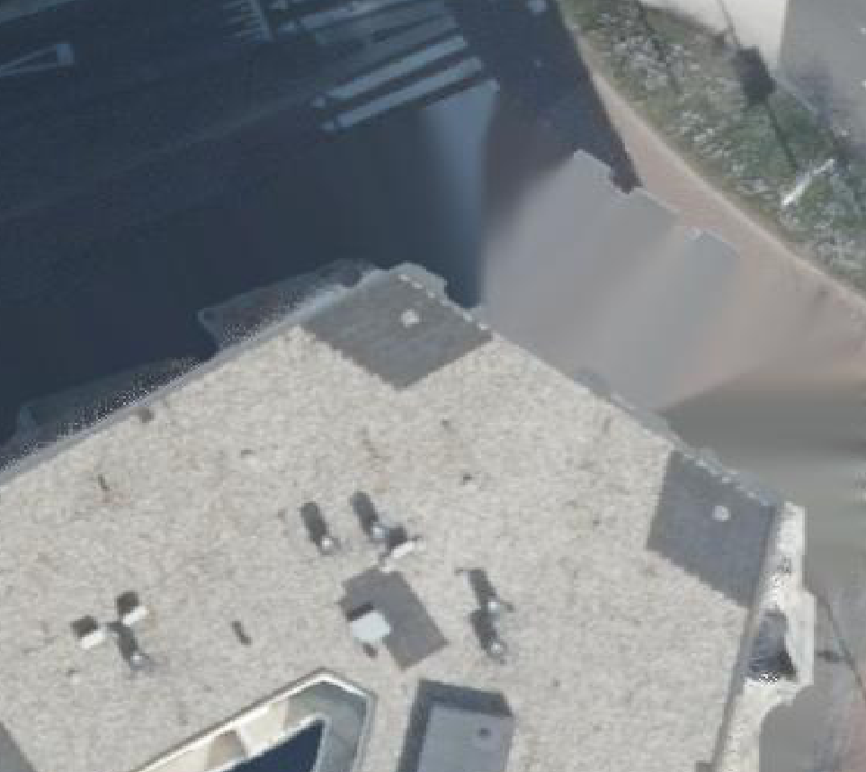 True ortho luchtfoto van Amersfoort met zicht op woning