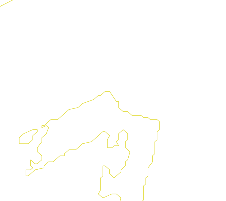 Daksegment met contourlijnen en structuurweergave