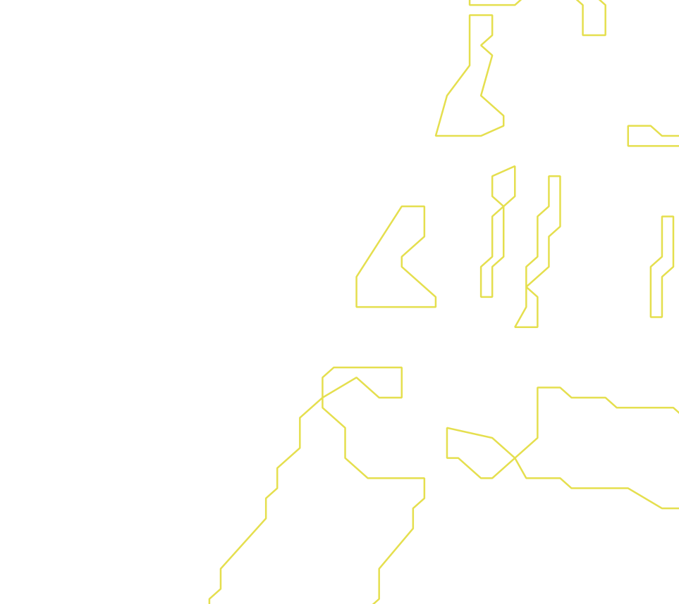 Daksegment ingezoomd met contourlijnen en structuurweergave