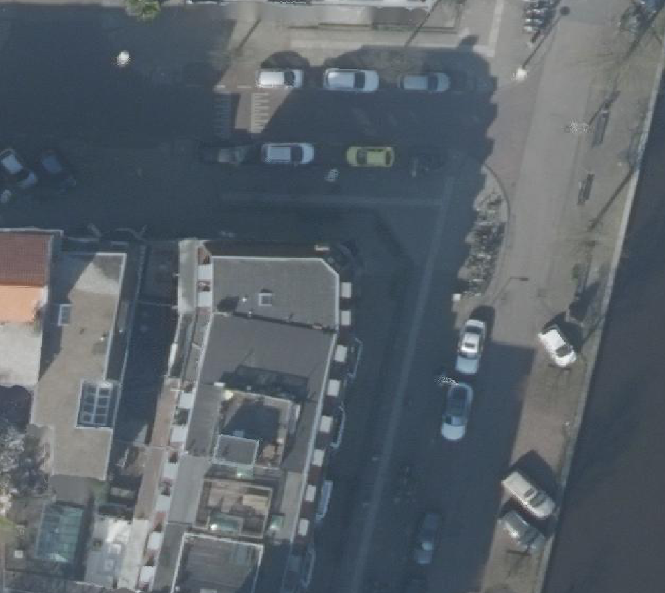 True ortho Luchtfoto op daksegment