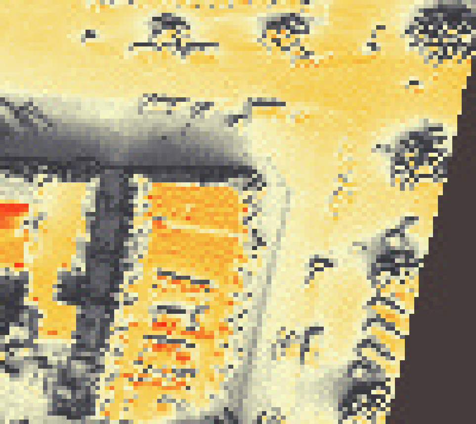 PV-irradiatie op daksegment met intensiteitsverdeling van zonlicht