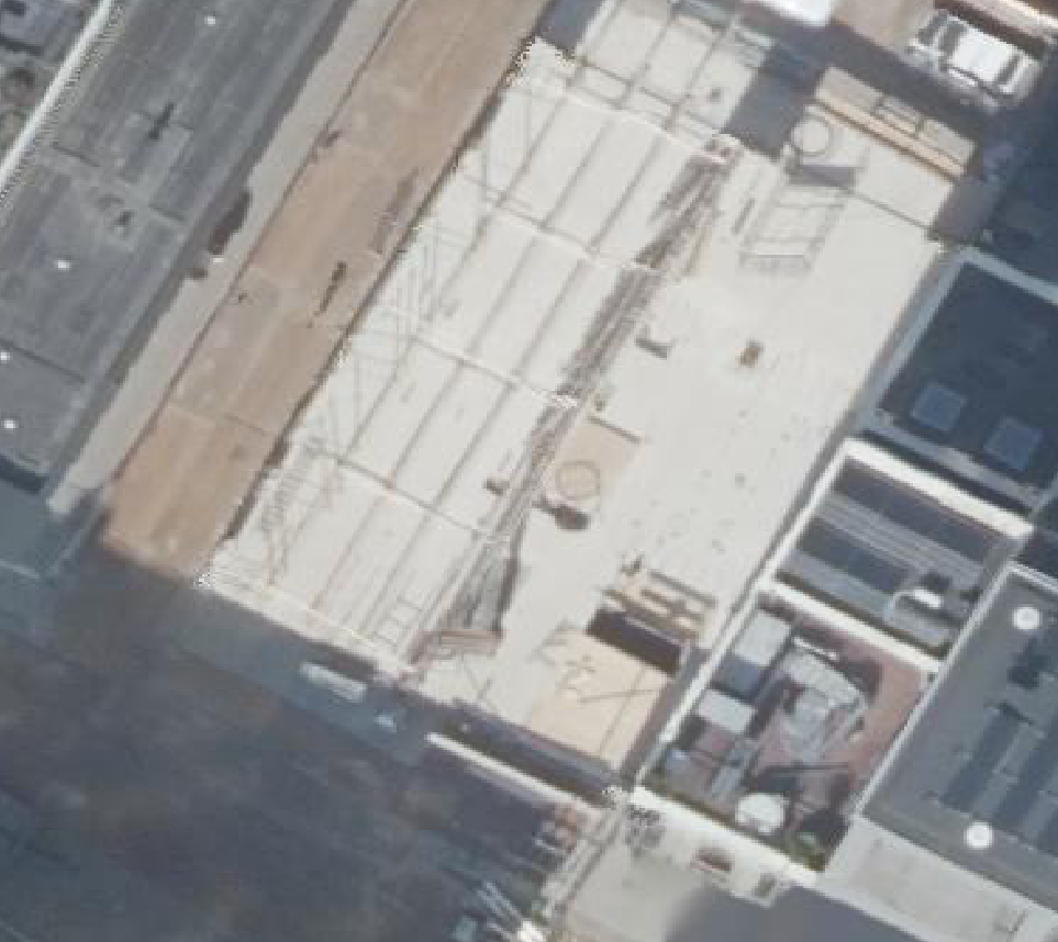 True ortho luchtfoto van Amsterdam met zicht op woning