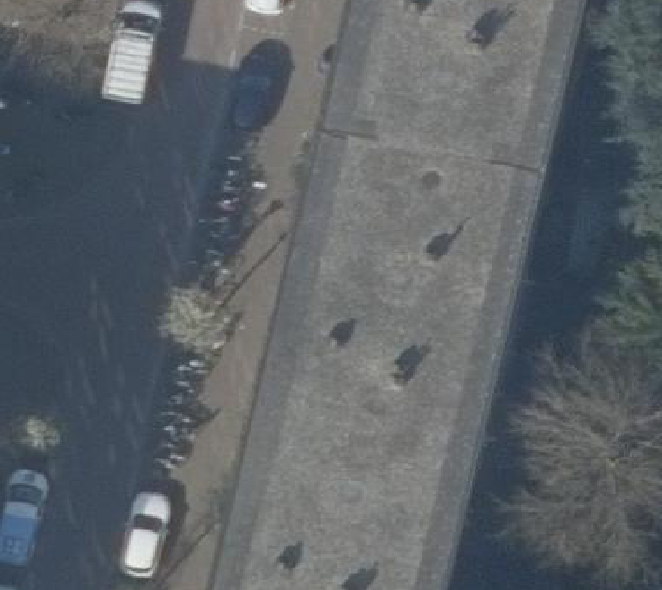 True ortho luchtfoto van Amsterdam met zicht op woning