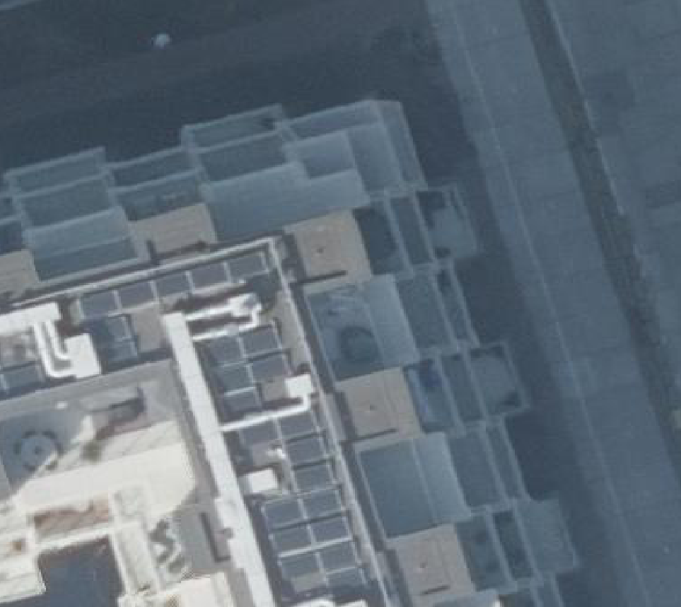 True ortho luchtfoto van Amsterdam met zicht op woning