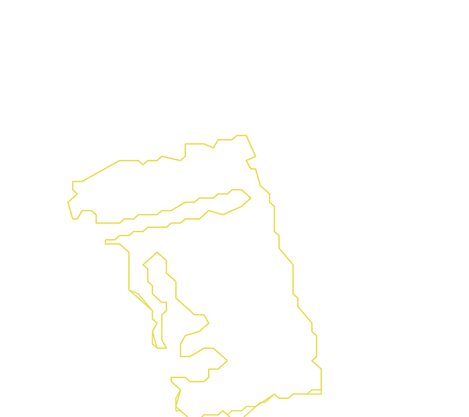 Daksegment met contourlijnen en structuurweergave