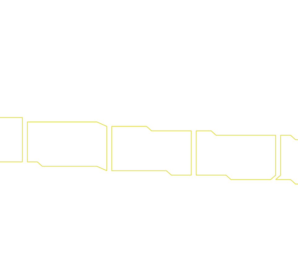 Daksegment ingezoomd met contourlijnen en structuurweergave