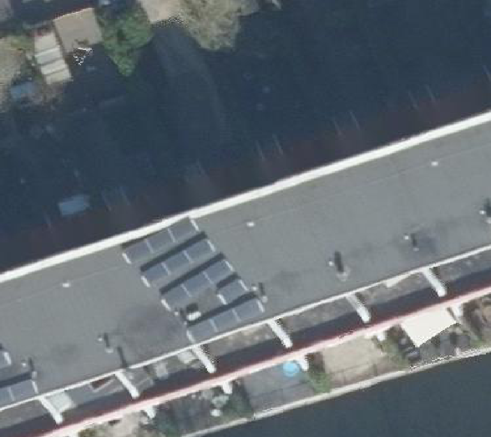 True ortho luchtfoto van Amersfoort met zicht op woning