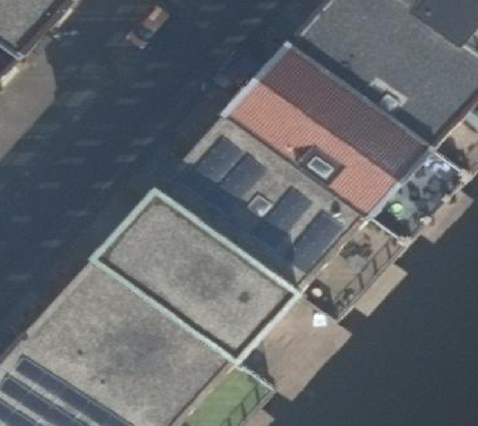 True ortho luchtfoto van Amersfoort met zicht op woning