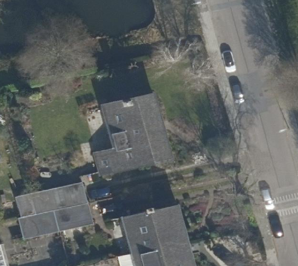 True ortho Luchtfoto op daksegment