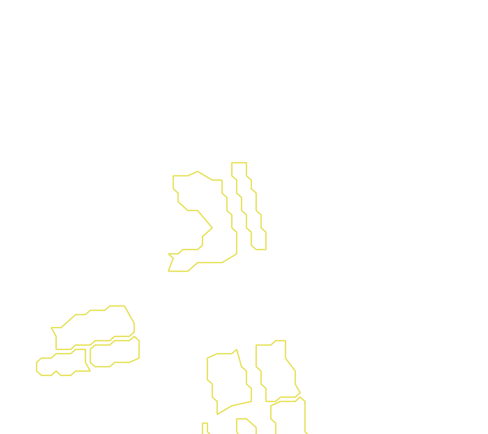 Daksegment met contourlijnen en structuurweergave